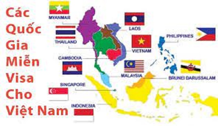 Các nước Đông Nam Á đều miễn thị thực cho Việt Nam